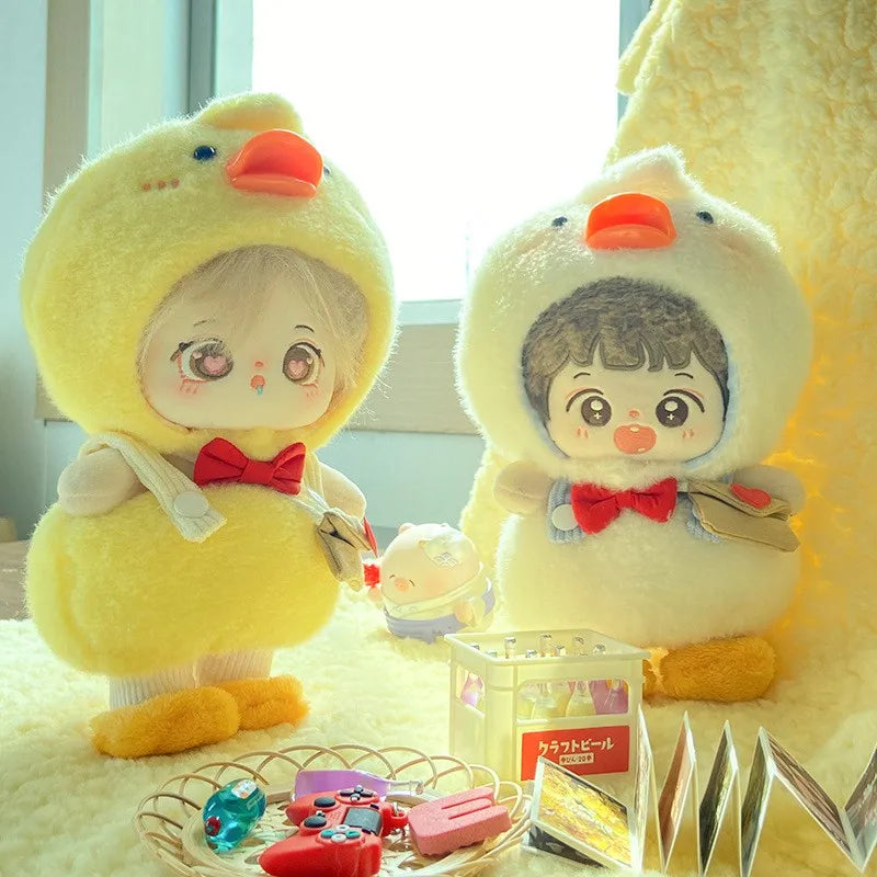 Doll Clothes for 20cm Idol Doll Outfit Accessories Green Dinosaur One-Piece Suit for Super Star Dolls Toys Collection Gift