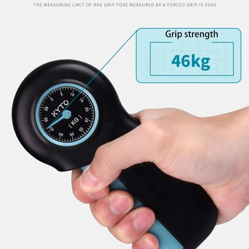 Hand Dynamometer Grip Power Strength Measurement Meter Fitness Training Strengthener Gym Wrist Arm Muscle Exerciser