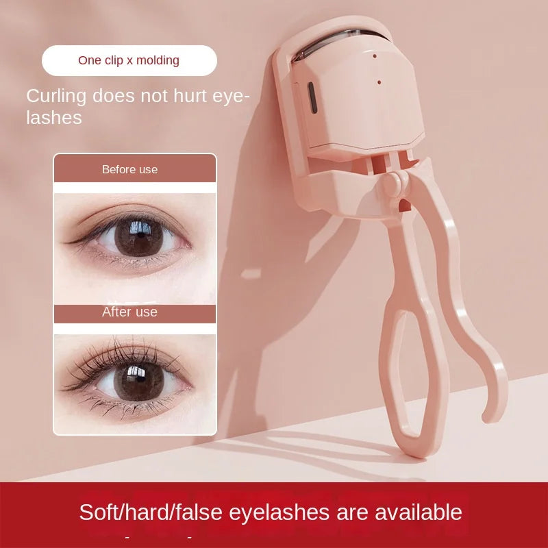 Electric Eyelash Iron Rechargeable Eyelash Curler Shaping Beauty Tool Long Lasting Eyelashes Curls Thermal Makeup Accessories