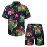 Hawaiian 2Pcs Shirts Suit Men Fashion Tracksuit 3D Print Shirt+Beach Shorts Fashion Two Piece Sets Hawaii Shirts Unisex Clothing