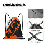 Ready To Race Enduro Moto Cross Drawstring Bags Football Backpack Gym Sackpack Motocycle Bike String Bag for Exercise