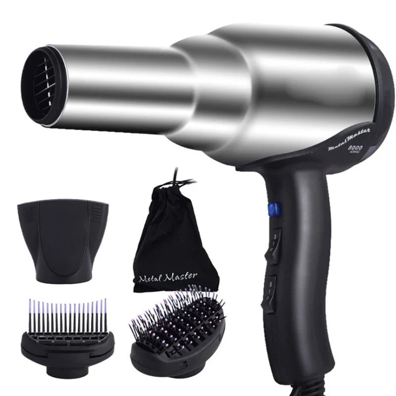 8000W Hair Dryers Home Appliance Multi-gear Blow Drier Hot And Cold Professional Hair dryer Adjustable Personal Care