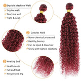 Deep Wave 30 40 Inch Curly 99j burgundy 13x4 Lace Front Human Hair 13x6 Lace Frontal Wig Brazilian For Women