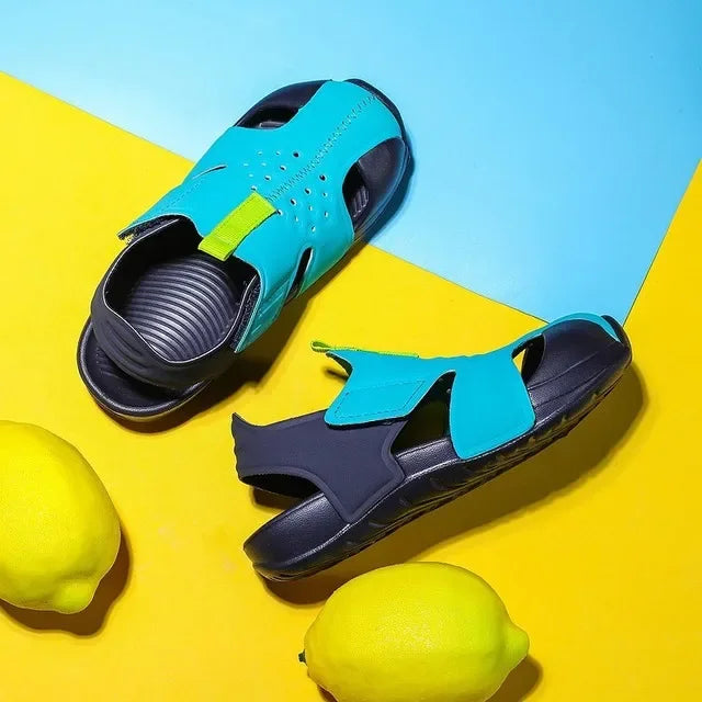 Children Functional Sandals Kids Fashion Airplane Shoes Summer New Baby Beach Shoes  Boys and Girls Cool Barefoot Sandals