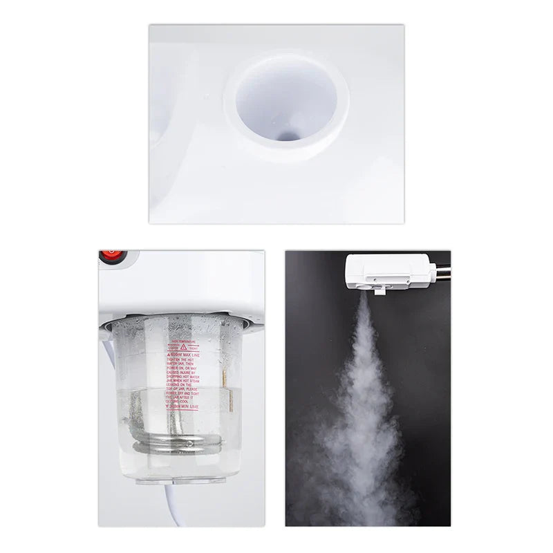 Hot Facial Steamer Warm Mist Humidifier for Face Deep Cleaning Vaporizer Sprayer Salon Home Ozone Spa Skin Care Whitening