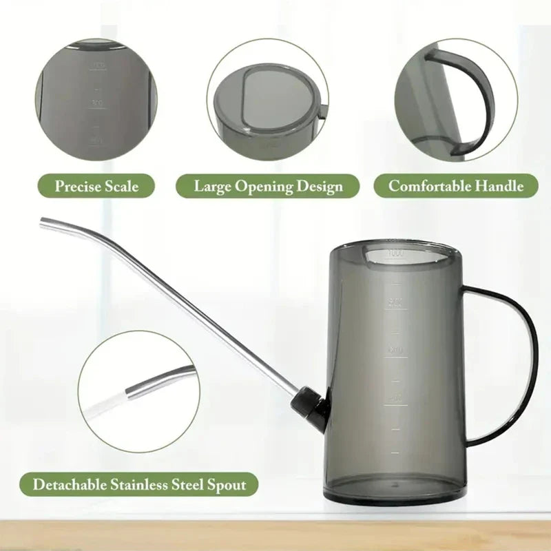 1pc, Small Watering Can For Indoor Plants - Stainless Steel Long Spout, Perfect for House Plant Flowers & Gardens!