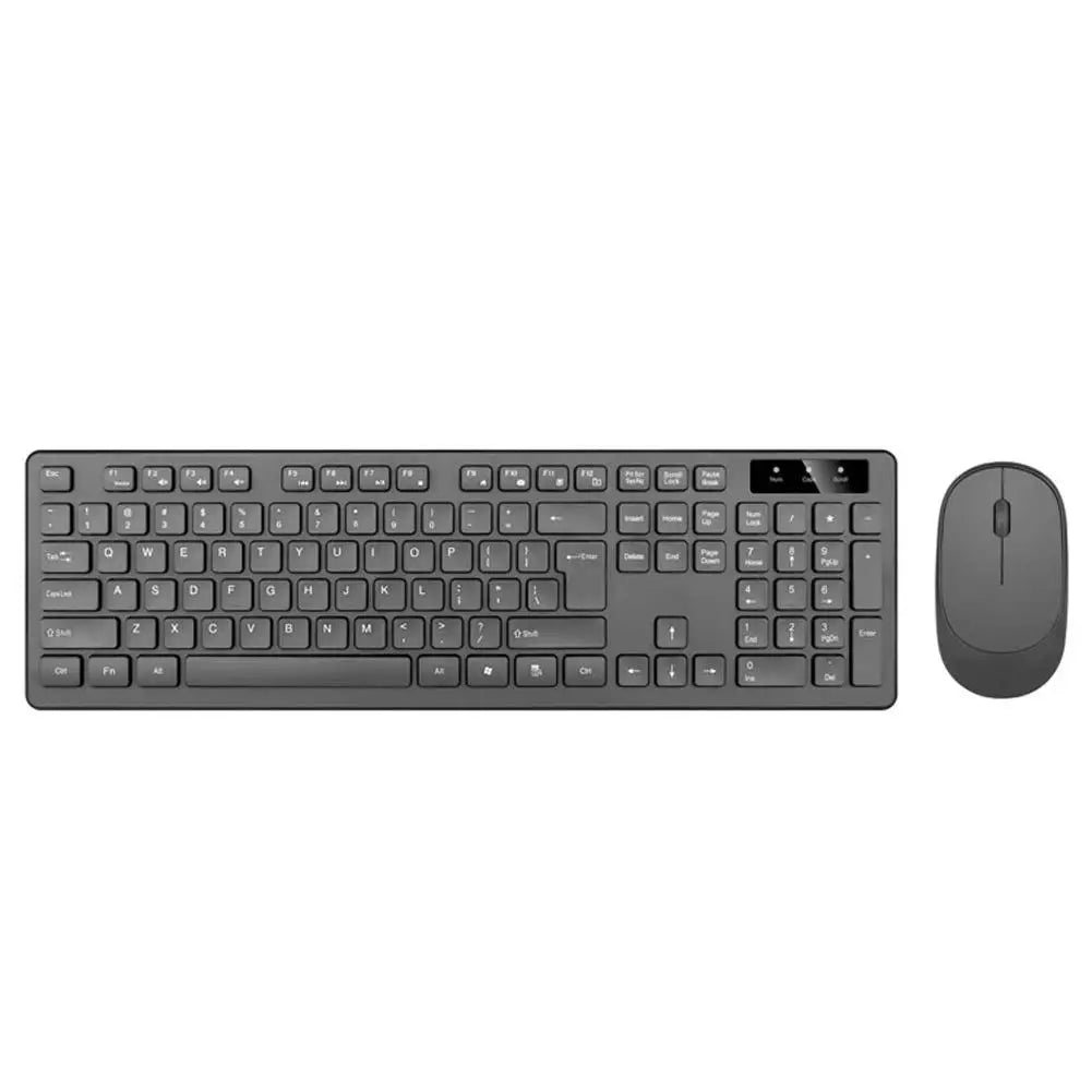 Bluetooth-compatible 2.4G Wireless Keyboard Mouse Combo Protable Mini Multimedia Keyboard Mice Set for Windows Laptop Tablet