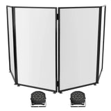 DJ Event Facade Metal Frame, 4-Panel Booth, Bag, Scrim, 2 Par Lights