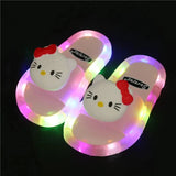 Cartoon Unicorn Animals luminescence Shoes Children’s Boys Girls Slippers Lighted Fashion Cute Shoes Toddler Slippers For Kids