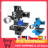 EasyThreed 3D Printer Mini Desktop Printing Machine for Kids 100x100x100mm Print Size Removable Platform One-Key Printing