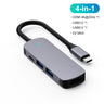 USB C Hub Multiport Adapter 10 in 1 Portable Dongle 4K HDMI PD 100W USB 3.0 Gigabit Ethernet RJ45 Docking Station Laptop Stand