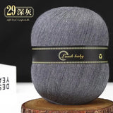 150g Solid Color Silk Cotton Yarn Soft Yarn For Crocheting, Knitting T-shirts Shawls Scarves Accessories And Handicrafts