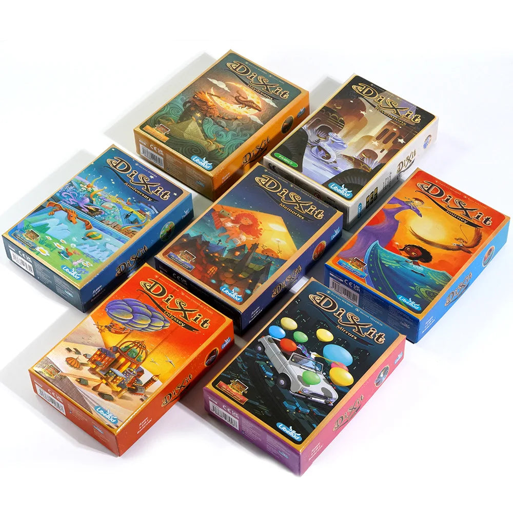 Board Game Dixit English Edition Expansion Strategic Family Gathering Camping Party Friend Playing Cards Collection Toys