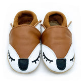 Baby Shoes Cow Leather Bebe Booties Soft Soles Non-Slip Footwear For Infant Toddler First Walkers Boys And Girls Slippers