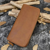 New Style Leather Purse Wallet For Men Women Male Female Long 100% Genuine Zip Phone s Ladies Girls