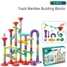 Creativity Marble Run Race Catapult Track Maze Building Blocks 93/113/142pcs Slide Beads Educational Toy Kids Gift Race Ball Toy