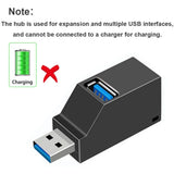 USB 3.0 Hub 3 Ports Fast Data Transfer USB Splitter for Computer Laptop Docking Station 3.0 2.0 Hub Adapter PC Accessories