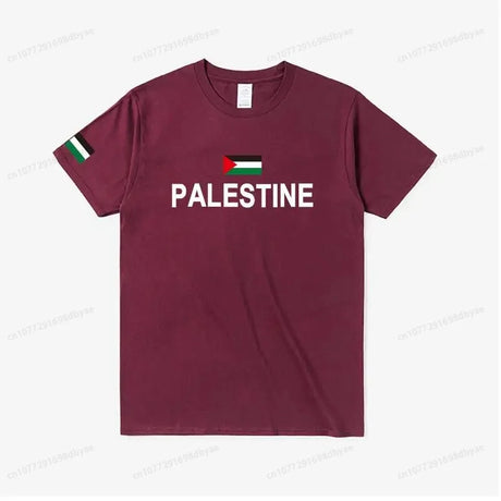 Women's Palestine Plus Size Cotton Name Palestine Map Men's T-Shirt Cotton T-Shirt Top Gaza T-Shirt Fashion T-Shirt Clothing