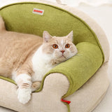 Breathable Cozy Sofa Bed Fashion Dogs Nest Blankets Habitats Cat Snuffle Mat Fluffy Light Weight Cama Para Gatos Pet Supplies