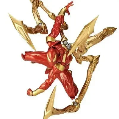 New Kaiyodo Iron Spiderman Ation Figurine Amazing Yamaguchi Animation Figure Pvc Model Collection Toy Gift