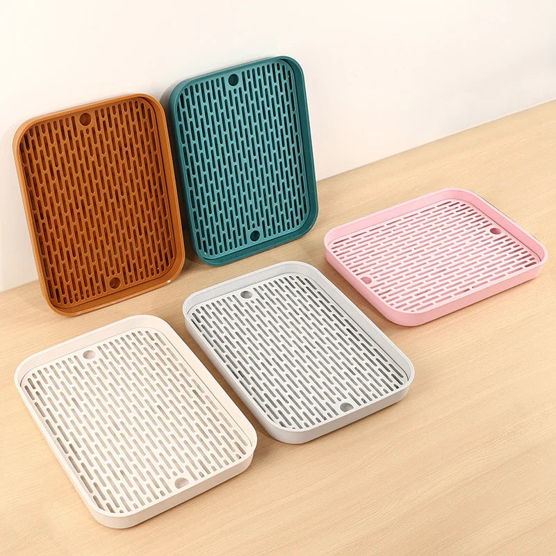 Coffeeware Teaware Tea Tray Plastic Silicone Dish Dry Fruit Serving Tray Rustic Food Office Serviertablett Tea Accessories