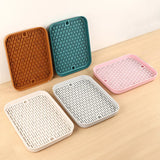 Coffeeware Teaware Tea Tray Plastic Silicone Dish Dry Fruit Serving Tray Rustic Food Office Serviertablett Tea Accessories