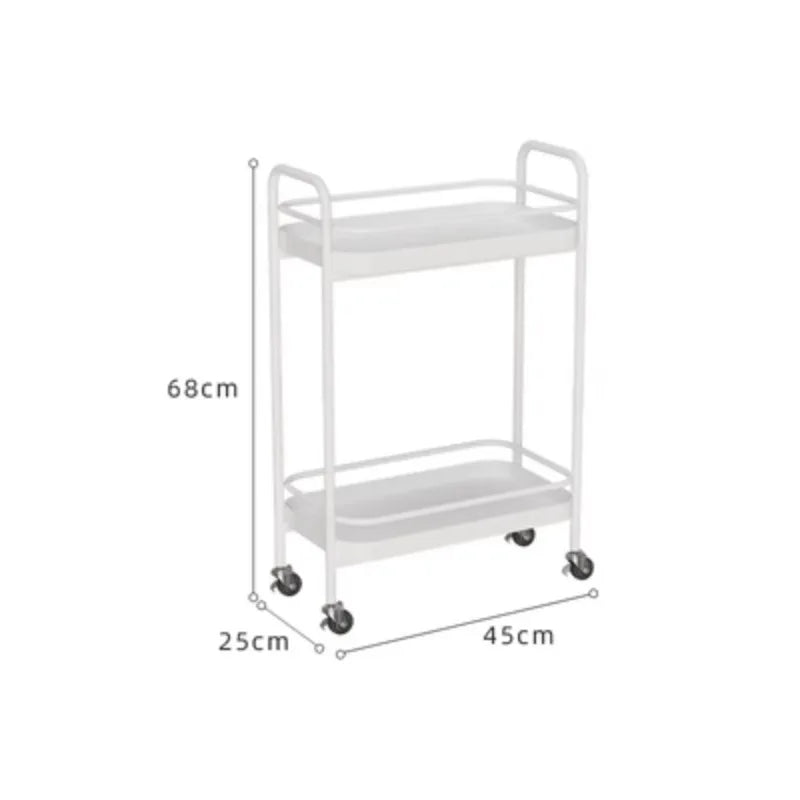 Rolling Cart Organizer Trolley Kitchen Shopping Beach Basket Utility Trolley Storage Bar Tables Archivadores Restaurant Furiture