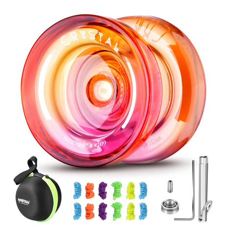 MAGICYOYO Plastic Dual Funtion Yo-yo K2 Crsytal Gradient Yoyo