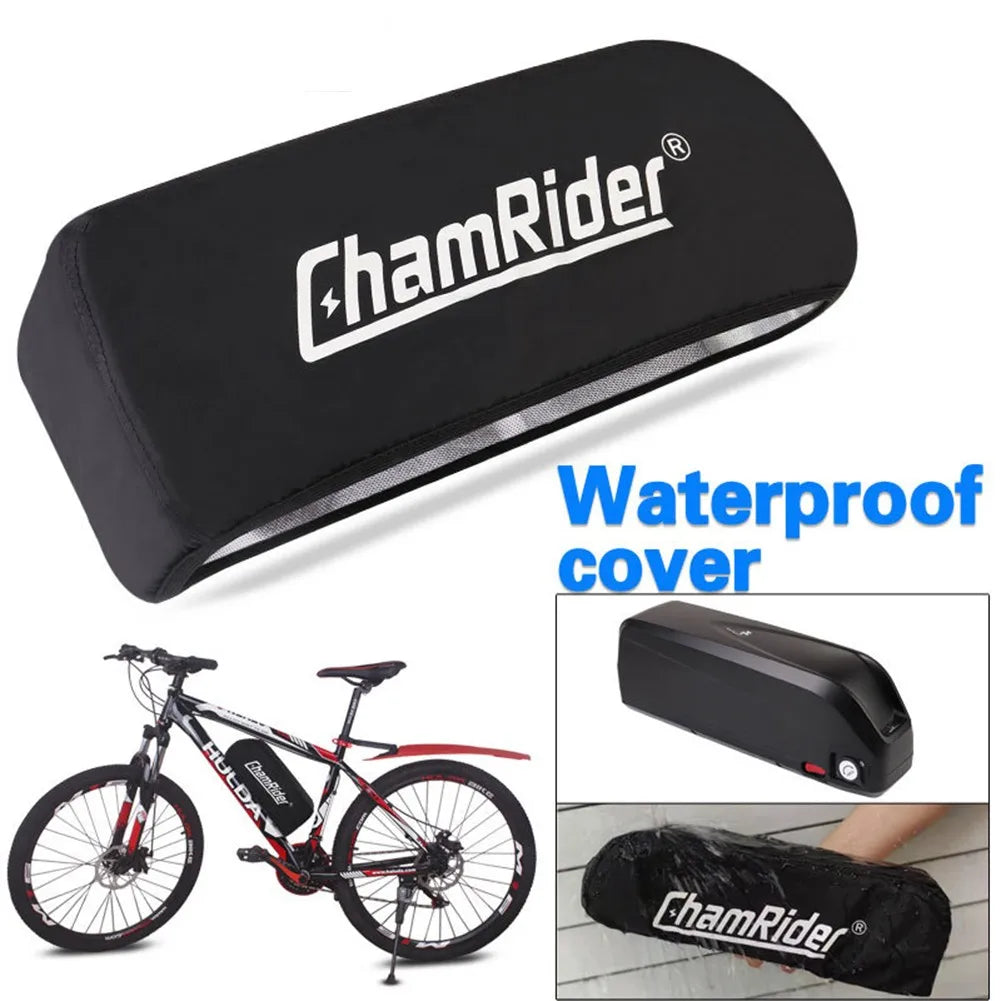 1pc Battery Protected Cover Waterproof E-bike Bag Battery Protected Cover Outdoor Dustproof Electric Biycle Case Accessories