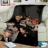 Korea Singer 3D Kpop Stray Kids Blanket,Soft Throw Blanket for Home Bedroom Bed Sofa Picnic Travel Office Rest Cover Blanket Kid