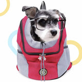 Dog Carrier Backpack Pet Dog Carrier Front Pack Breathable Head Out Travel Bag for Traveling Hiking Camping for Small Medium Dog