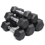 High Quality 45lb 50kg 60 110 lb Gym Cast Iron Equipment Free Weights Lifting Chrome Dumbbell Set Dumbbells