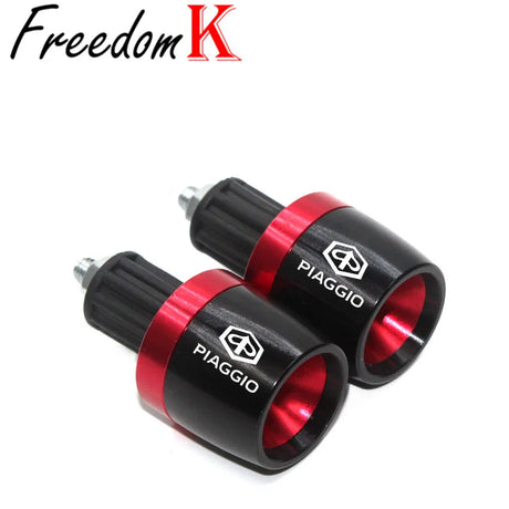 22mm Motorcycle CNC Handlebar Bar Ends Grips Plug Balance Slider for Piaggio Beverly 300 MP3 500 Medley Liberty Zip 50 150 125