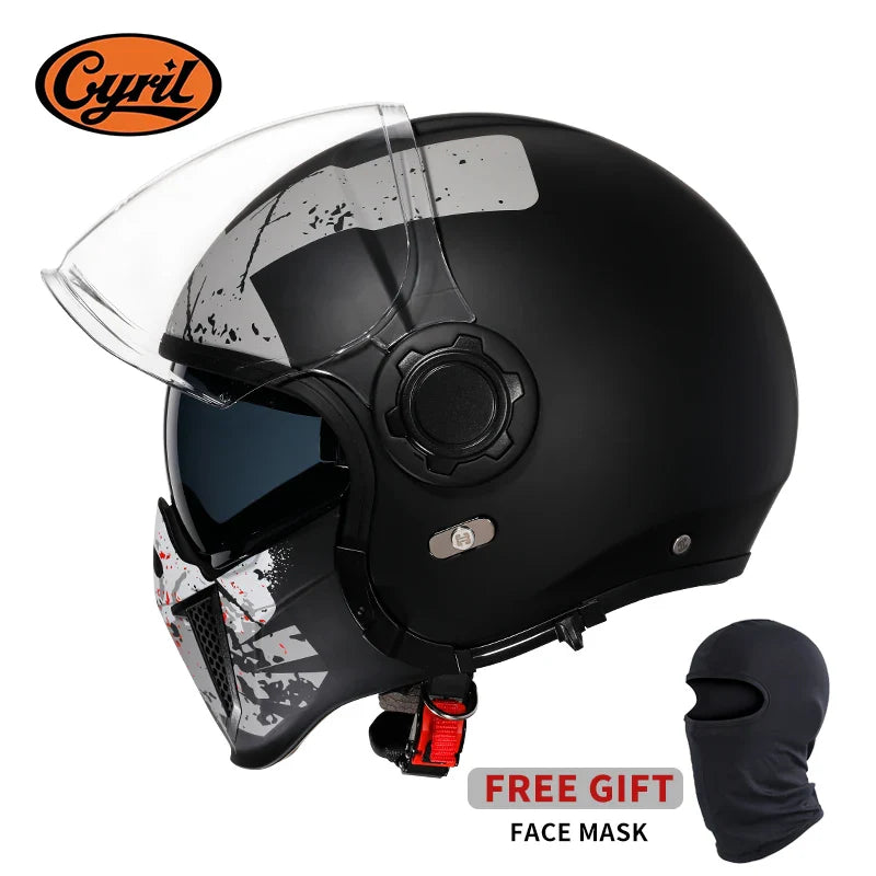 Modular Motorcycle Helmet Full Face Open Face Helmets Men helmet DOT ECE APPROVED CYRIL OP12A Capacete de Moto Masculino