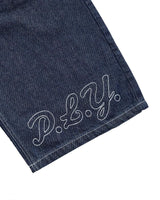 Y2k Hip Hop Vintage Loose Jorts Harajuku Streetwear Summer  Punk Rock Letter Embroidery Fashion Denim Shorts Men Clothing