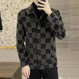 Autumn winter new mink velvet men's casual fashion comfortable coat lapel fashion short jacket trend jacket men's coat