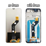 6.82" Display For Infinix Hot 11 X689F Helio G37 LCD Screen Touch Digitizer Sensor Hot11 X689F Assembly Replacement With Frame