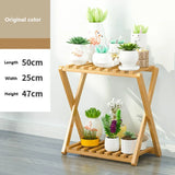 Wooden Multilayer Flowerpot Organizer Flower Holder Balcony Stand Pots Display Shelf Plant Stand Living Room Outdoor Furniture