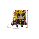 DIY Anime Movies Game Figure Brickheadz Building Block Kit Character Collectation Playset Brick Model Toys Kids Birthday Gift