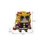 DIY Anime Movies Game Figure Brickheadz Building Block Kit Character Collectation Playset Brick Model Toys Kids Birthday Gift