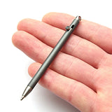 Mini Titanium Pen Portable EDC-Gadget Tool Outdoor Equipment Pen Signature Pen Keychain Ballpoint Pen for Hiking Camping