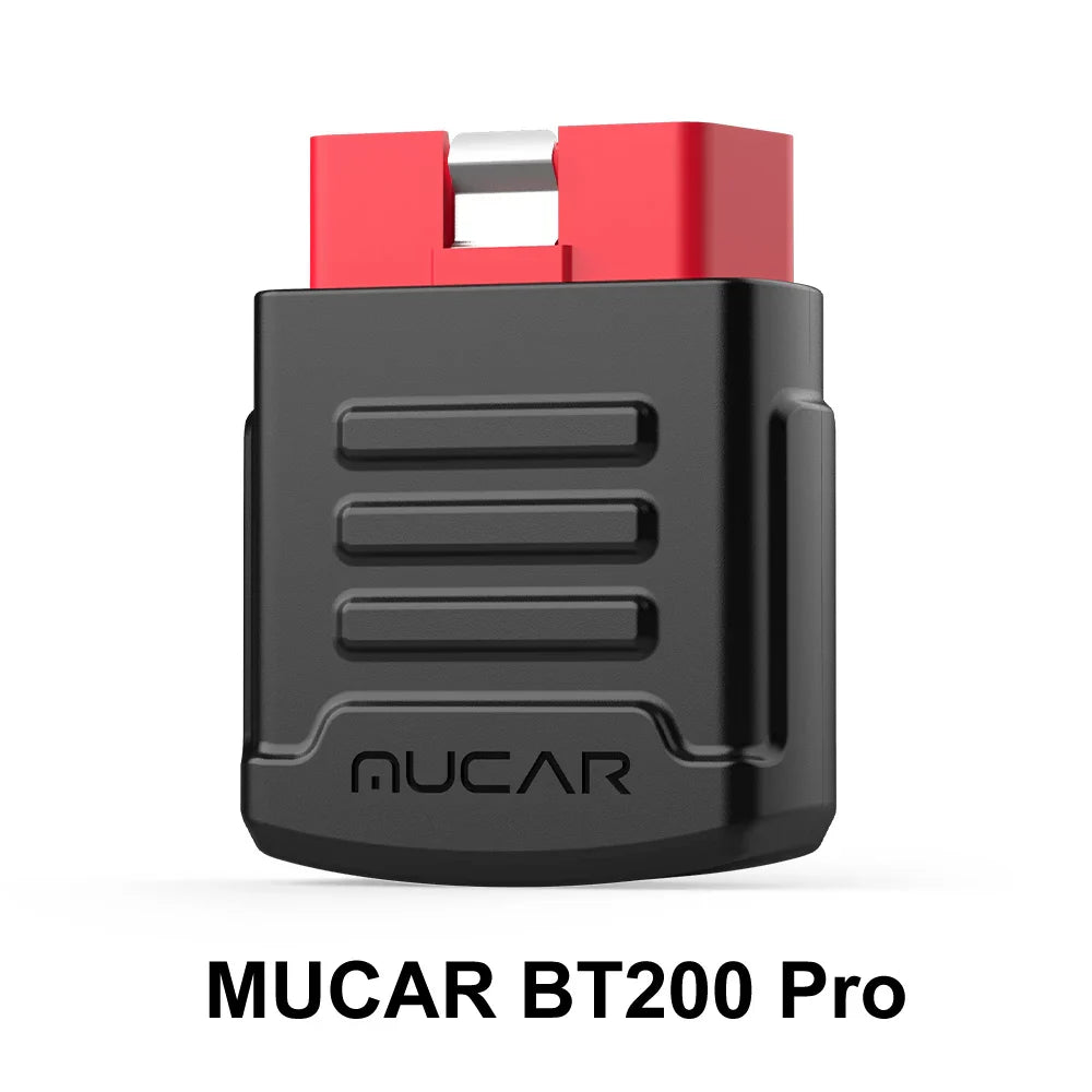 MUCAR BT200 / BT200 Pro OBD2 Scanner Auto Full System Diagnostic Lifetime Free Oil SAS Reset Free 1 Year Car Diagnosis Tools