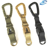 Tactical MOLLE Webbing Key Buckle EDC Backpack Belt Buckle Outdoor Sports Hiking D-shape Buckle Multi Functional