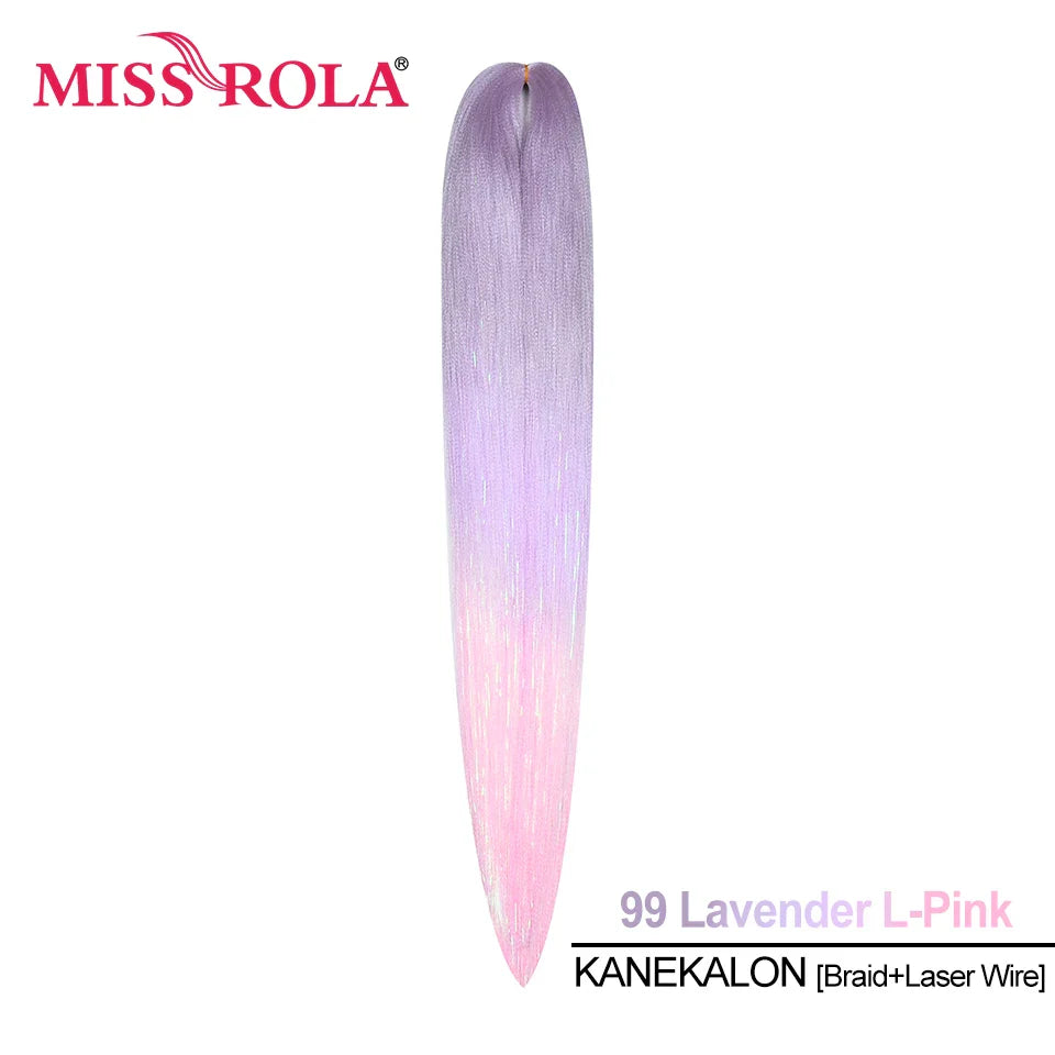 Miss Rola Synthetic 28Inch 100G 2023 New Hair Extension Yaki Straight Jumbo Braiding Hair Pre-Stretched Braid Kanekalon Hair