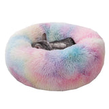 Round Warm Small Sleeping Cats Nest Blankets Habitats Cushions Dog Snuffle Mat Fluffy Light Weight Cama Para Gatos Pet Supplies