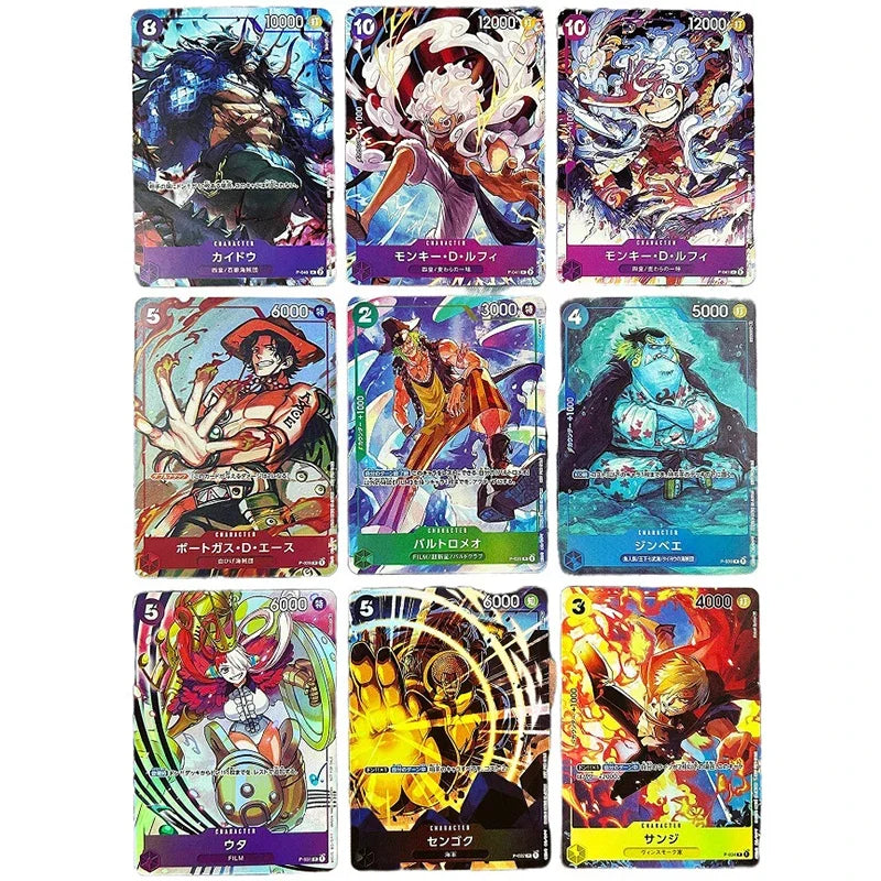 54pcs/set One Piece TCG OPCG OP03 Card Game Usopp Luffy Ace Nami Zoro Sanji Japanese Version Replica Game Anime Collection Cards