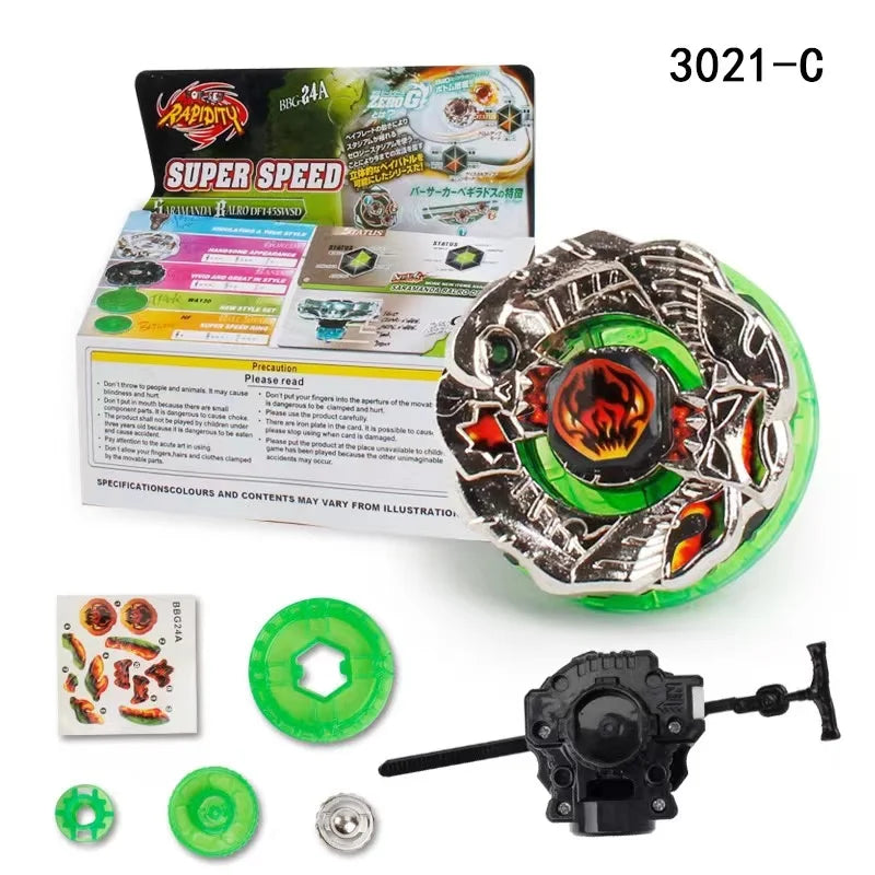 B-X TOUPIE BURST BEYBLADE SPINNING TOP Thief Zirago / Gryph Girago WA130HF Shogun Steel Zero-G BBG24