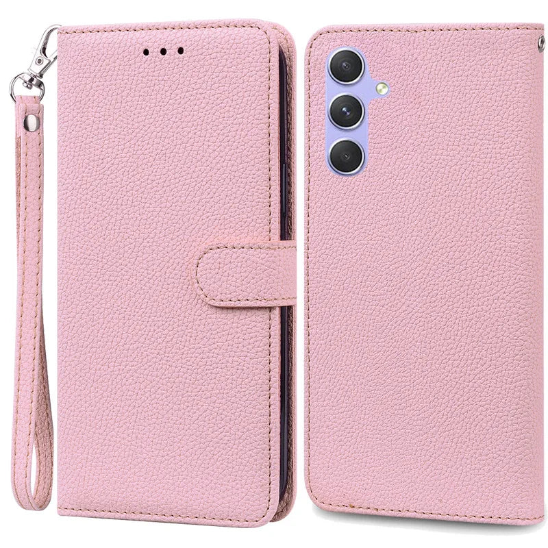 A24 A34 A54 Case For Coque Samsung Galaxy A34 Case Leather Wallet Flip Case For Samsung A54 5G GalaxyA54 A 34 A24 Phone Cases