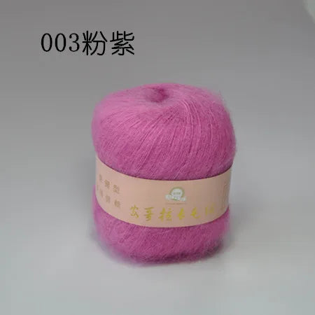 6 Balls Angora Mohair Wool Yarn for Knitting Soft Plush Cashmere Hand Crochet Lanas DIY Scarf Sweater Thread Freeshipping Sales