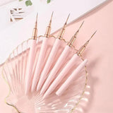 Line Drawing Pen Extremely Fine Nail Painting Nail Brush Tools Suit 5 Pieces Flower Drawing Hook Line Flower Drawing Dating Crea